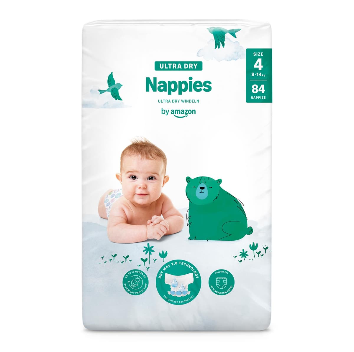 By Amazon - 70 Ultra Dry Nappies - Size 6 (15+ kg) (Previously a Mama Bear Brand, Same Product) — view 8