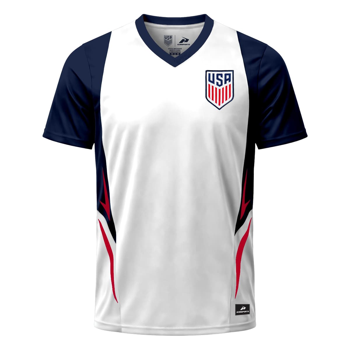 Icon Sports Officially Licensed US Soccer Federation Game Day Shirt - Unisex Adult — view 5