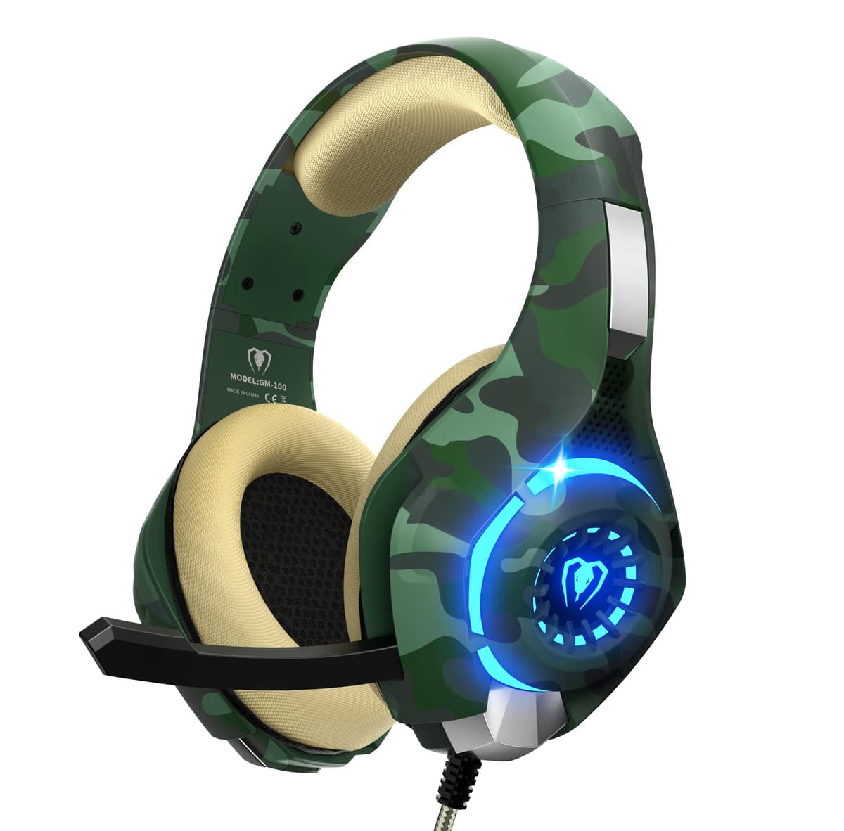 Tatybo Cascos Gaming, Auriculares Gaming con Graves Envolventes 3D, Micrófono Reducción De Ruido Y Almohadillas De Proteína, para Ps4 Ps5 Xbox PC Laptop — view 9