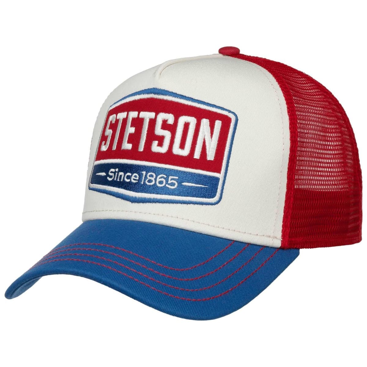 Stetson Gorra de Camionero Patrulla para Hombre/Mujer, Gorra de béisbol de algodón, tamaño Ajustable, Gorra con Inserto de Malla, Gorra de Camionero para Invierno/Verano, Gorra Curvada — view 5