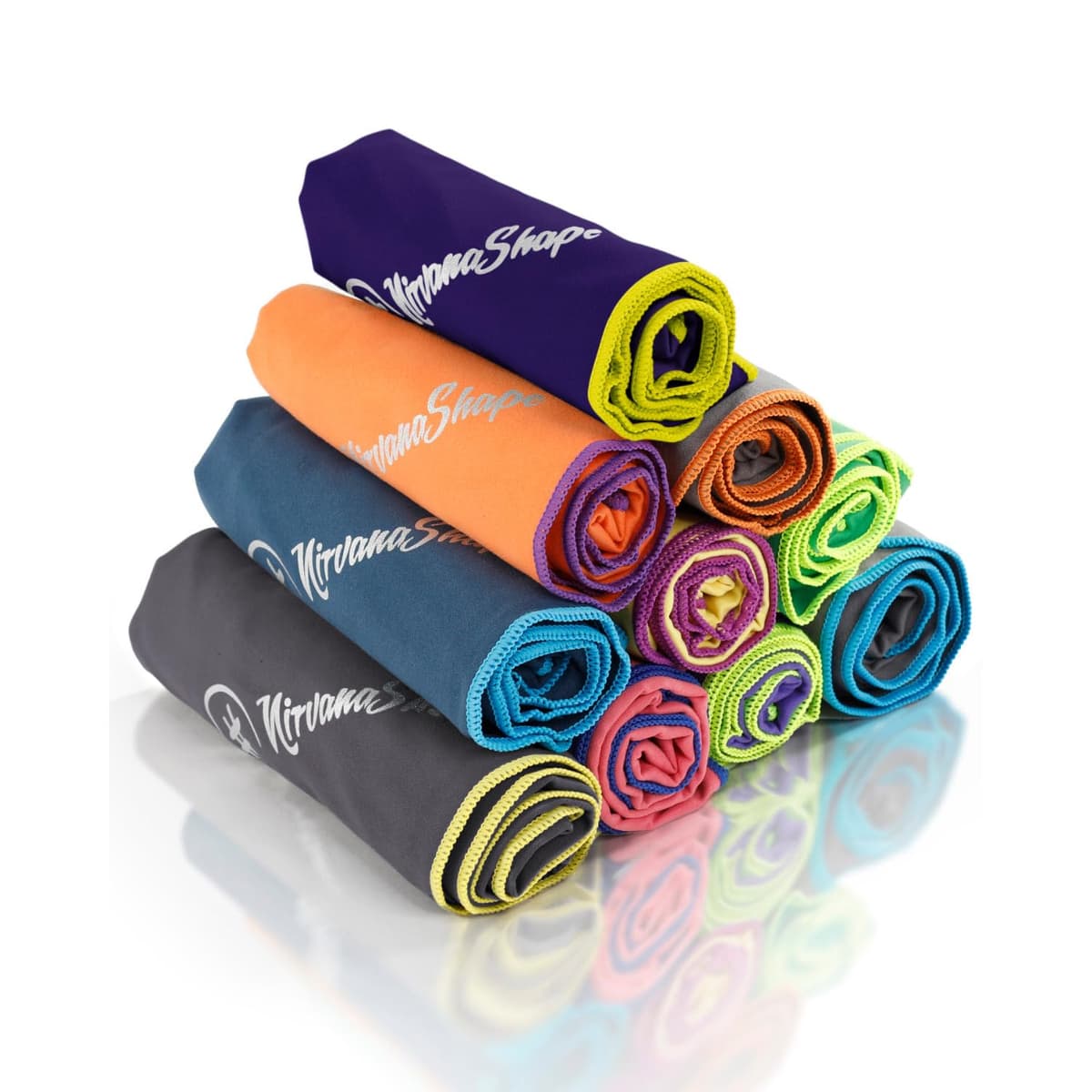 NirvanaShape Toalla de Microfibra | 14 Colores | 8 Dimensiones | Toalla de Viaje Ligera, Absorbente y de Secado Rápido | Toalla de Baño para Viajes | Ideal para Playa, Camping, Yoga y Sauna — view 18
