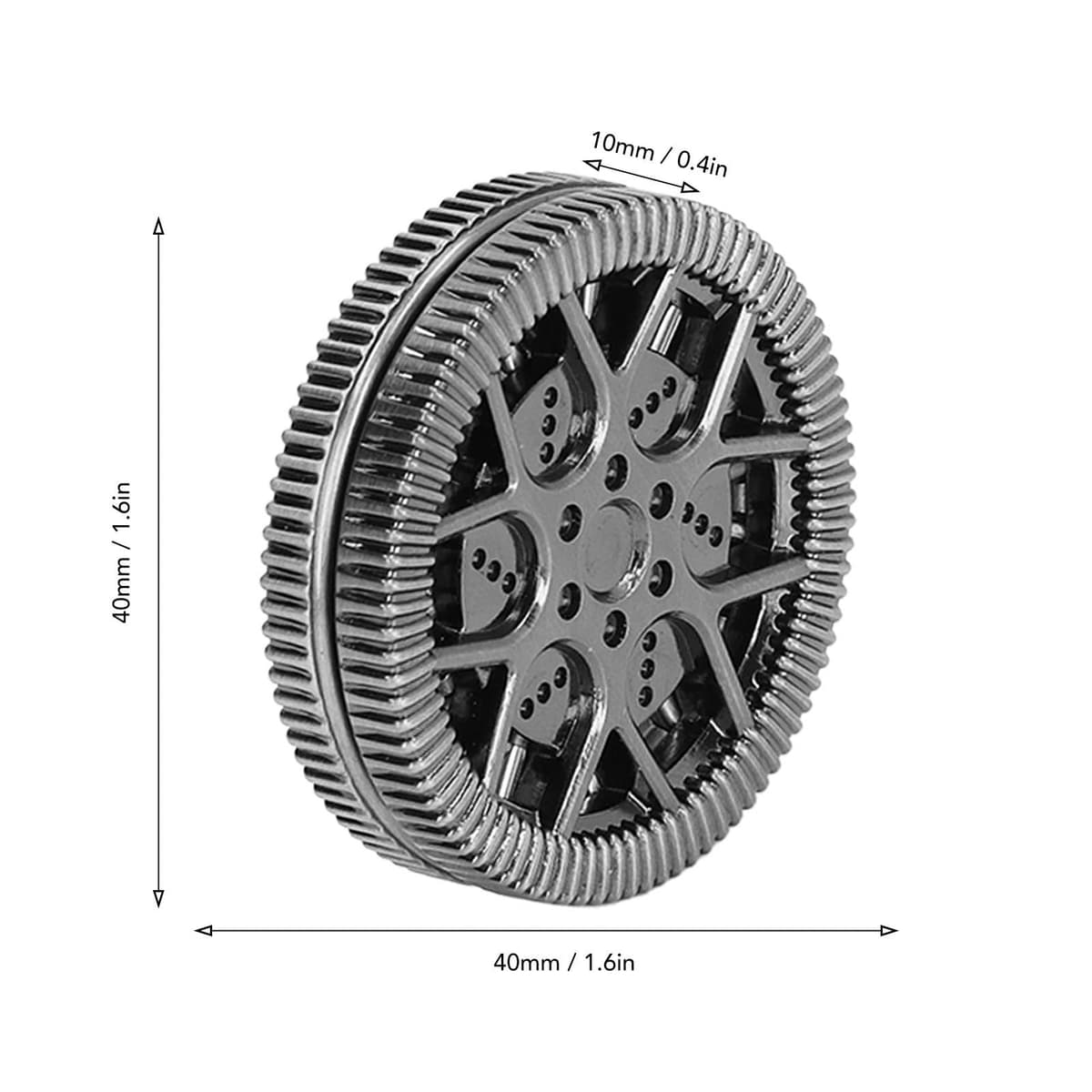 Juguete de Bloques Inquietos, Control Deslizante de Empuje de Moneda Háptica, Juguete Deslizante de Empuje Magnético Portátil, Control Deslizante Magnético de Moneda Háptica, — view 4