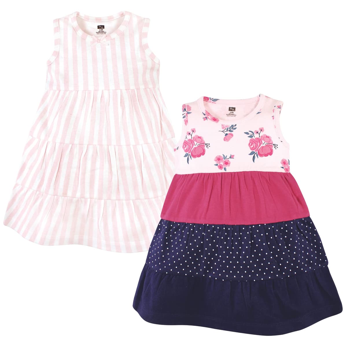 Hudson Baby Baby Girls' Cotton Dresses, Lemons, 9-12 Months — view 3