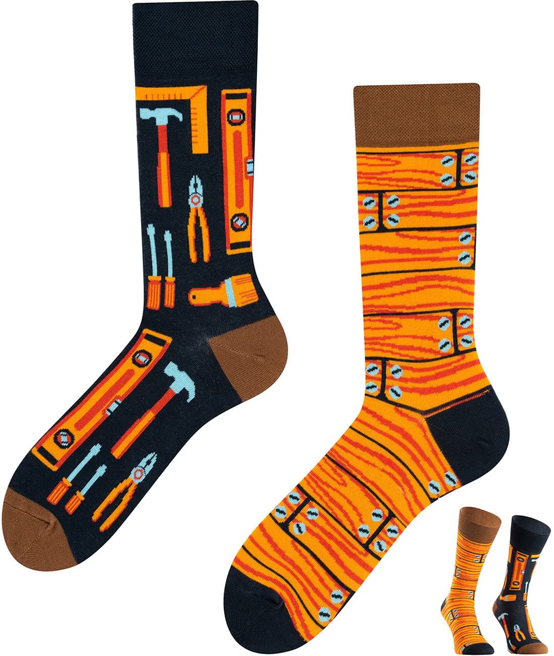 Todo Calcetines Divertidos Hombre y Mujer, Calcetines Fantasia con Motivo, de Colores — view 84