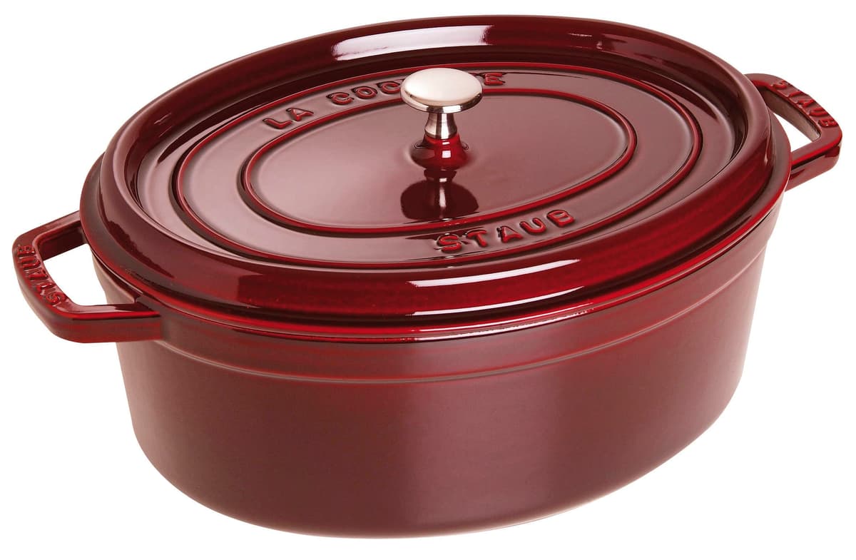 STAUB Cacerola/Cocotte de Hierro Fundido Ovalada, 17 cm, 1 L, Gris grafito — view 7