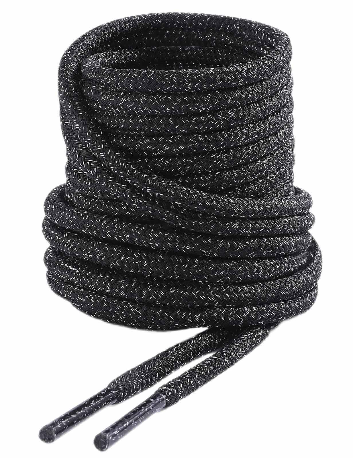 VSUDO Round Boots Laces, 4mm Diameter Outdoor Work & Hiking Shoe Laces for Boots, Premium Round Shoelaces for Trainers Shoes — view 32