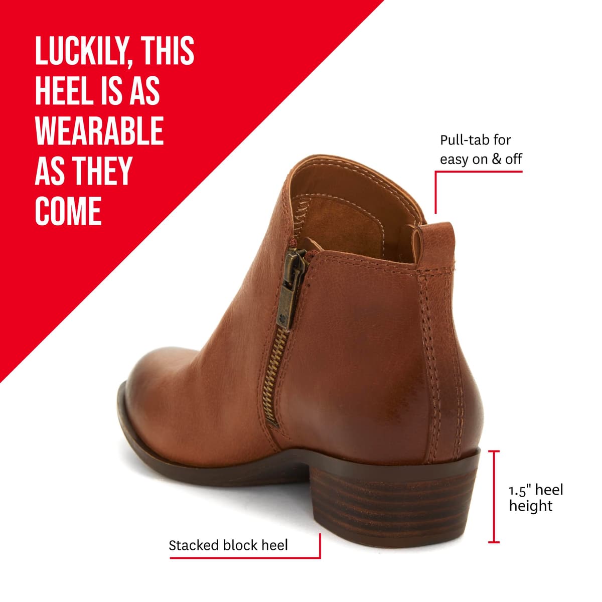 Lucky Brand Women's Basel Ankle Booties — view 9