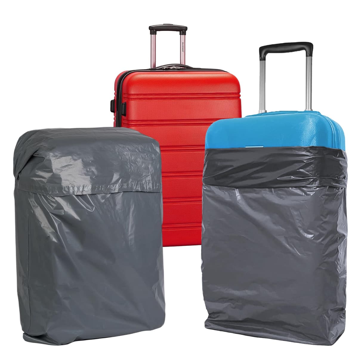 Double Dragon 60 Mixed Size Self-Seal Mailer Bags | Tamper-Proof Plastic Packaging for Mailing, Postage, Shipping & Delivery | Grey (4 Sizes | Small to Large | 15 Each) — view 11