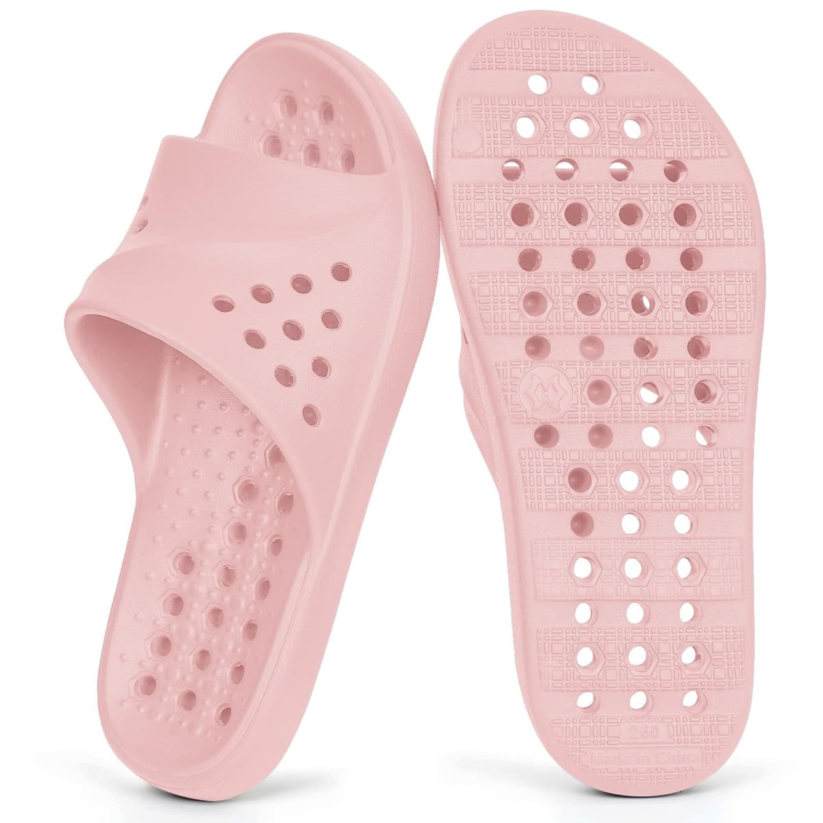 Gaatpot Zapatillas de Baño con Orificios de Drenaje para Hombre y Mujer, Antideslizantes,Secado Rápido — view 12