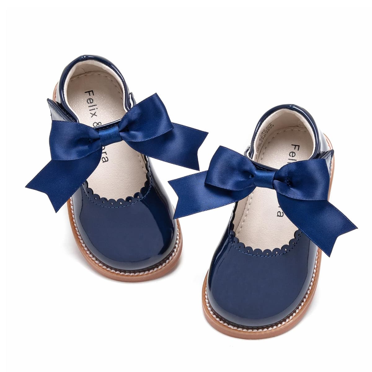 Felix & Flora Toddler Little Girl Mary Jane Dress Shoes - Ballet Flats for Girl Party School Shoes — view 69