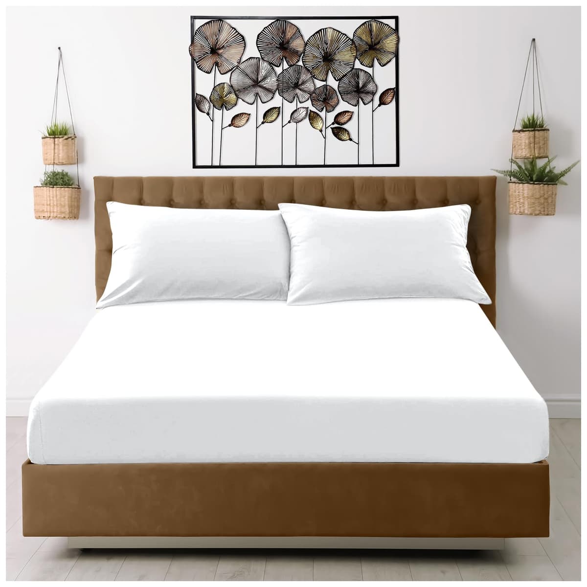 GC GAVENO CAVAILIA Fitted Sheet Single Bed (91 x 190cm) - Grey Bedding Sheets - Plain Dyed Microfiber Bed Sheets Single - (10 inch) 25cm Deep Pocket Bottom Sheet - Easycare - Wrinkle & Fade Resistant — view 24