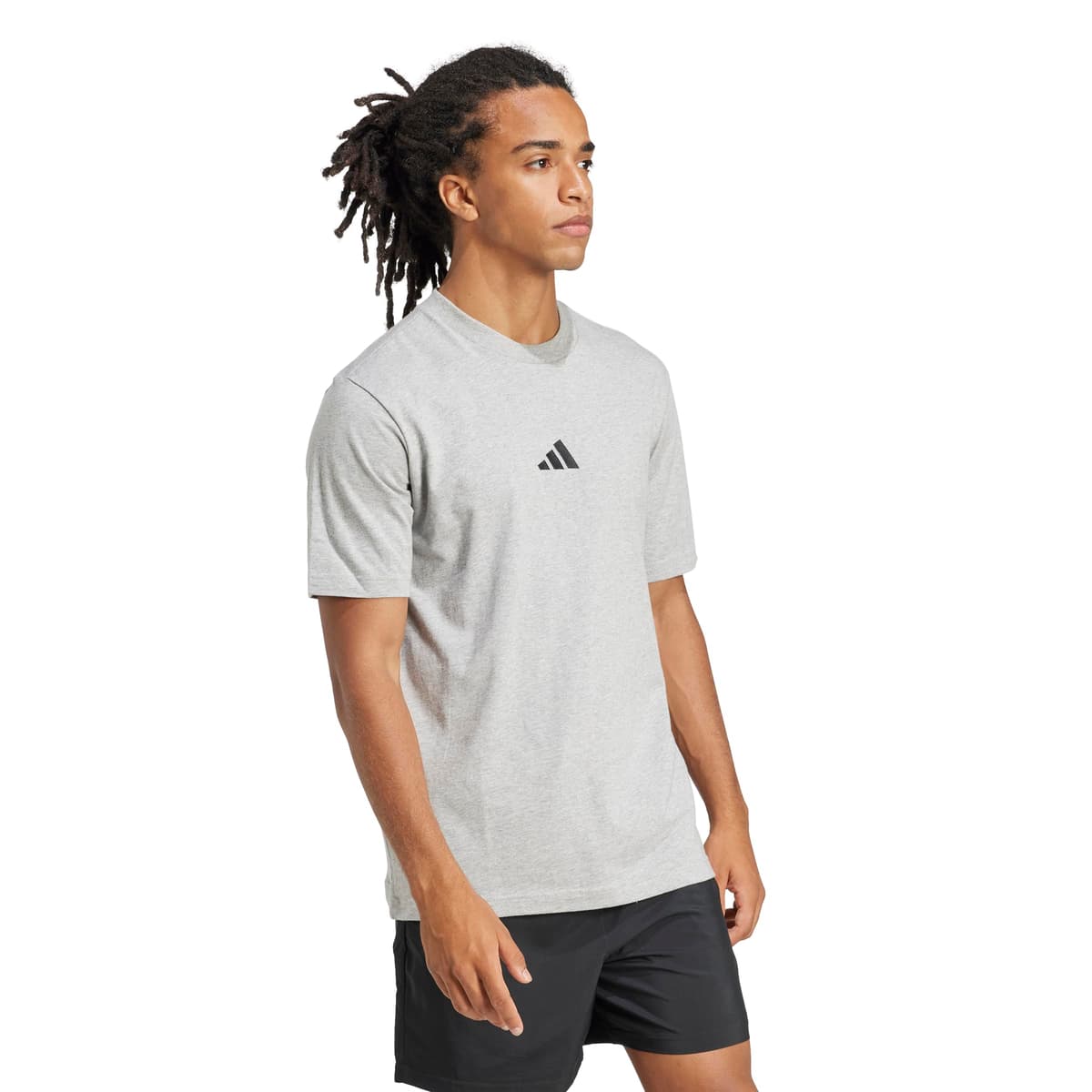 adidas Originals Men's Essentials Small Logo Single Jersey T-Shirt — view 3