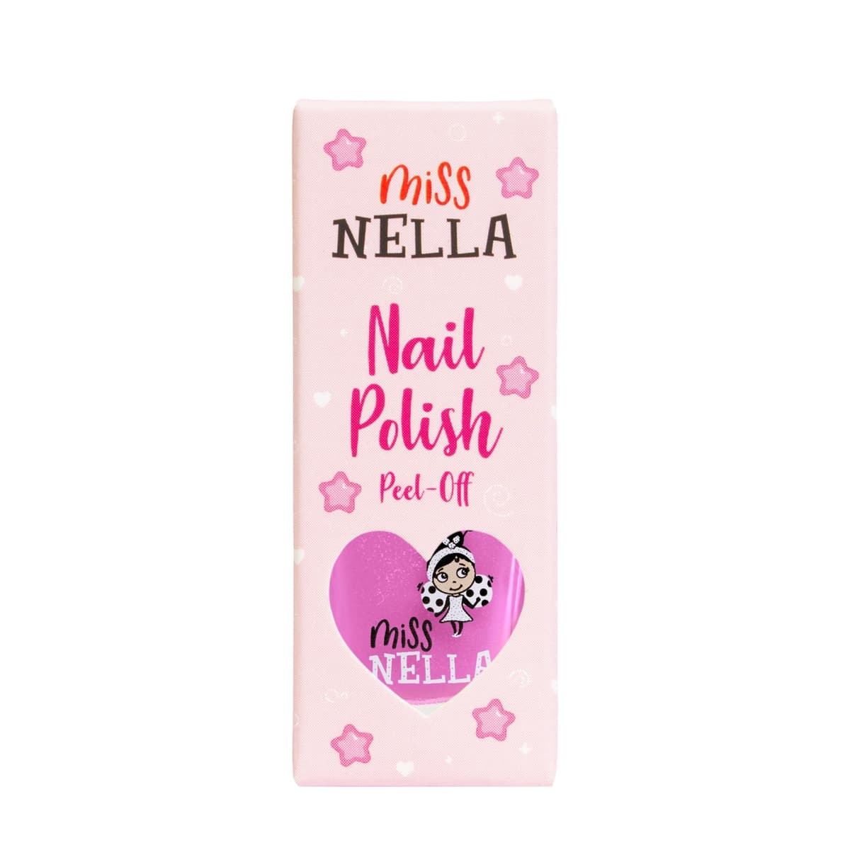 Miss Nella BLUEBERRY SMOOTHIE- Esmalte de uñas especial morada con brillantina para niños, con fórmula despegable, a base de agua y sin olor — view 7