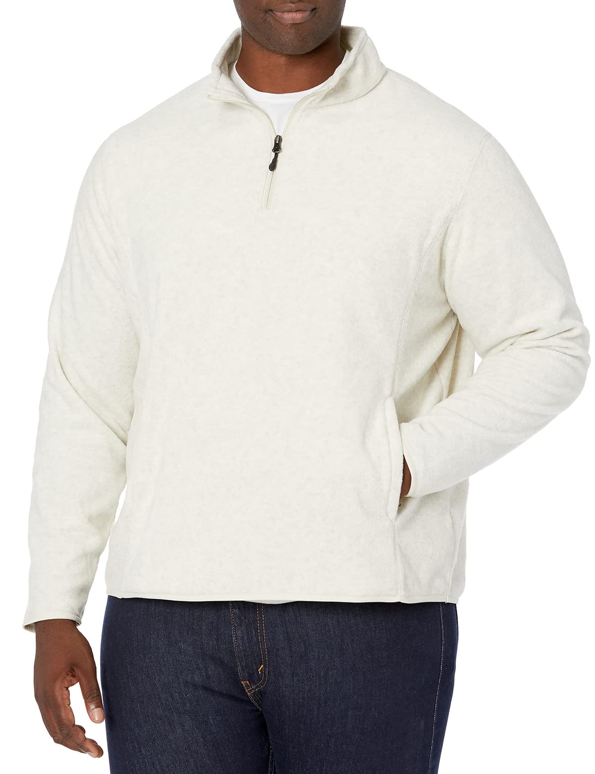 Amazon Essentials Hombre Chaqueta de Forro Polar con Cremallera de un Cuarto — view 12