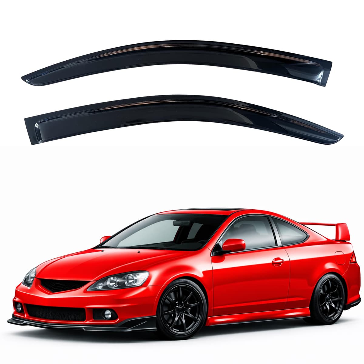 KPY Rain Guards Fit for 2006-2013 Lexus IS250 IS350, Out-Channel Window Visors Vent Wind Deflectors 4PC, Car Accessories for 06-13 Lexus is Series — view 252