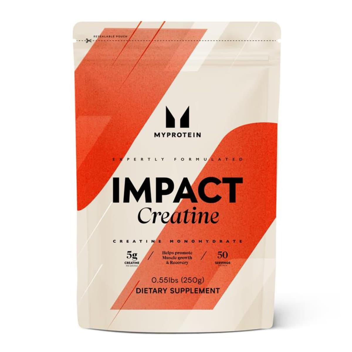 Myprotein Creatina Monohidrato en Polvo | 3g por Ración | Mejora el Rendimiento y la Potencia en Ejercicio de Alta Intensidad | Sin Sabor, Fácil de Mezclar | Bolsa Resellable de 250g