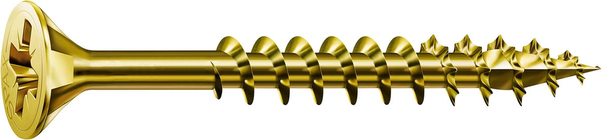Spax 1081020400253 - Tornillo universal, 4,0 x 25 mm, 200 piezas, cabeza avellanada, cruz receso z 4cut, rosca completa, — view 76