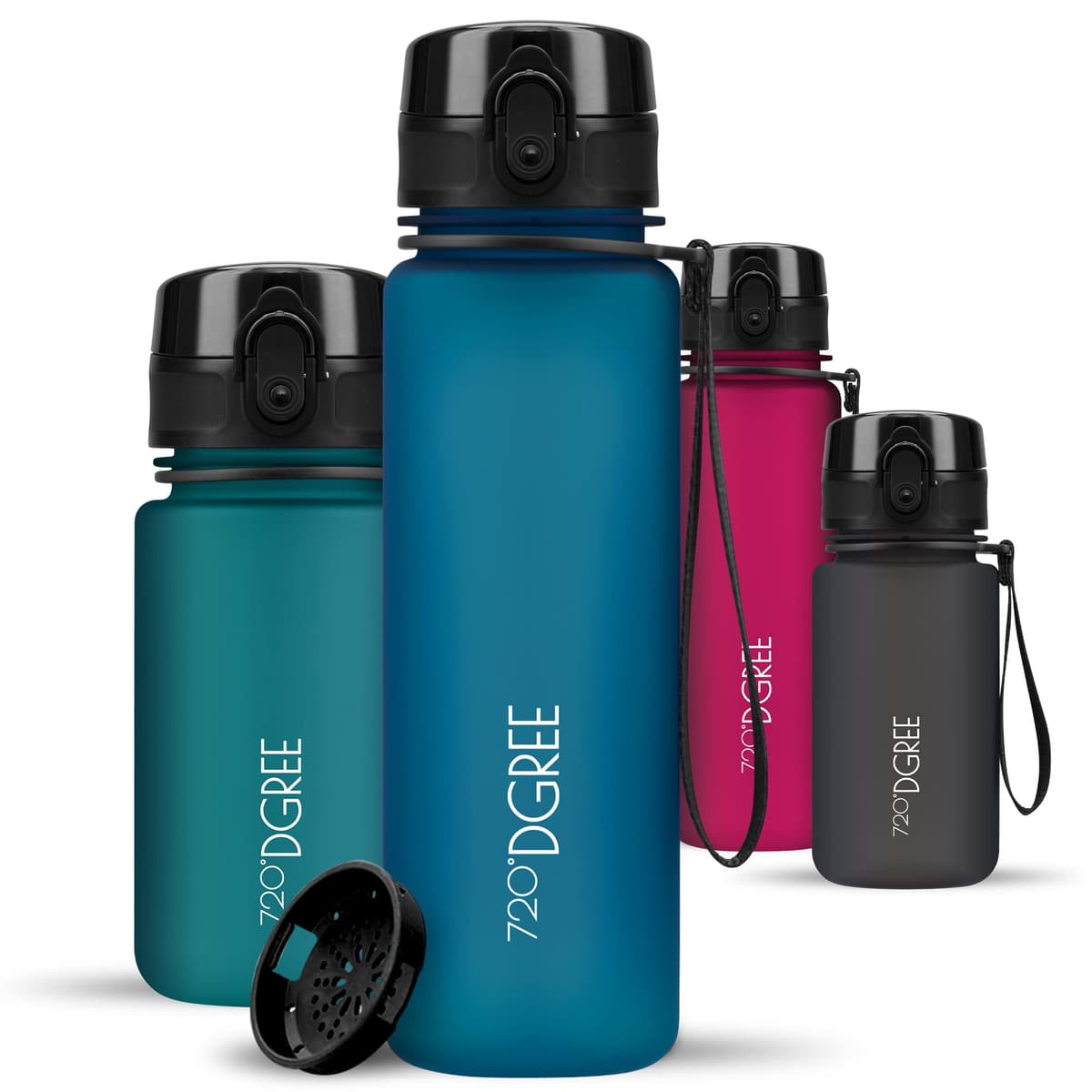 720°DGREE Botella de agua uberBottle – 1,5 litros, 1500ml | Novedosa botella deportiva | Sin BPA | Ideal para niños, fitness, deportes, fútbol, guardería, escuela, pequeños, antigoteo — view 271