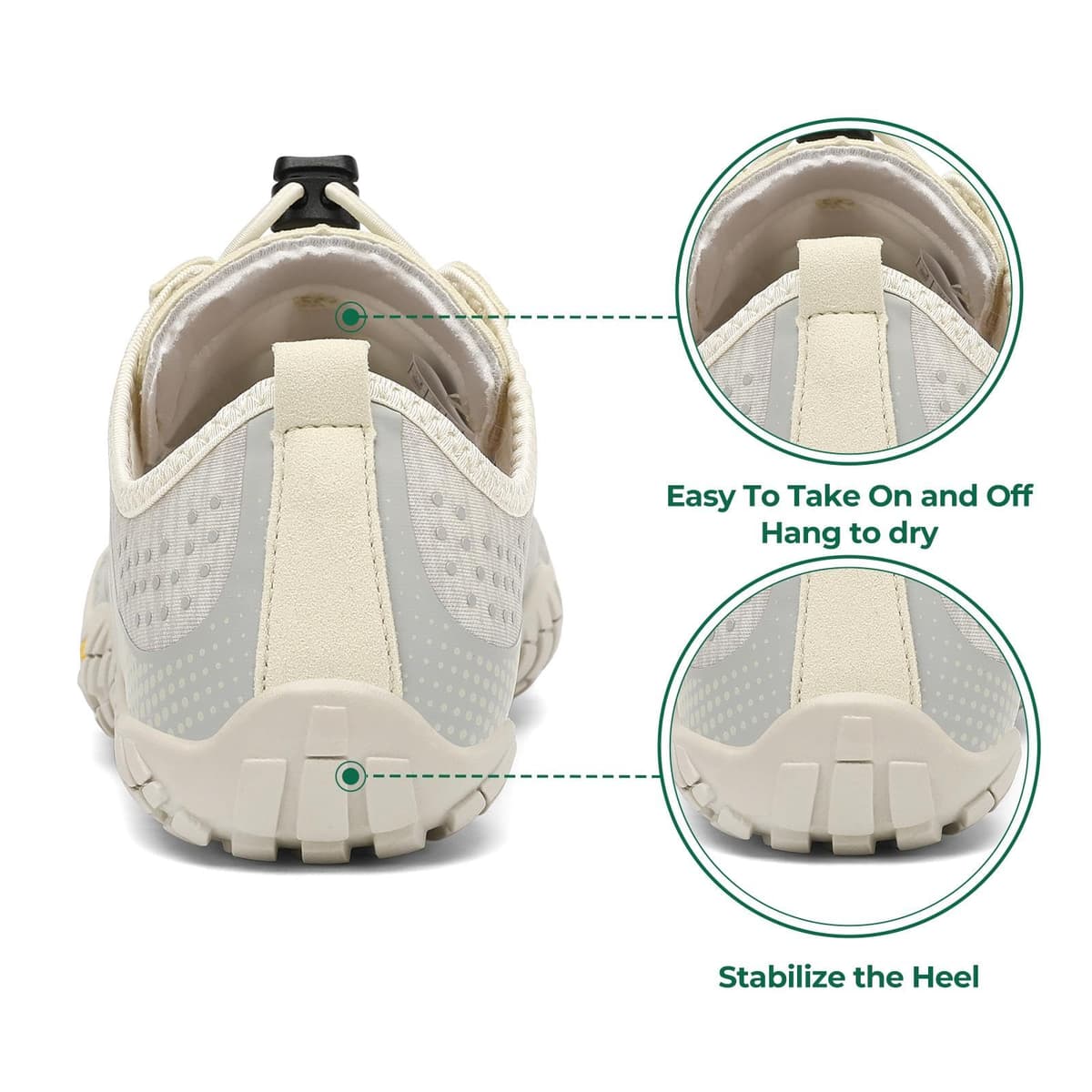 SAGUARO Barefoot Hombre Mujer Zapatillas Minimalistas para Zero Drop Soles y Wide Tox Box,Gr.35-48 EU — view 6