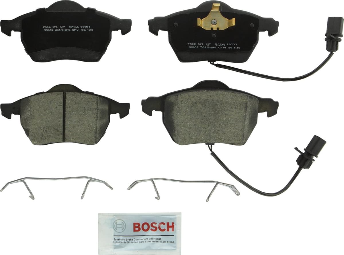 Bosch BC914 QuietCast Premium Ceramic Disc Brake Pad Set For: Acura ILX; Honda Accord, Civic, CR-V, Element, Fit, Front — view 66