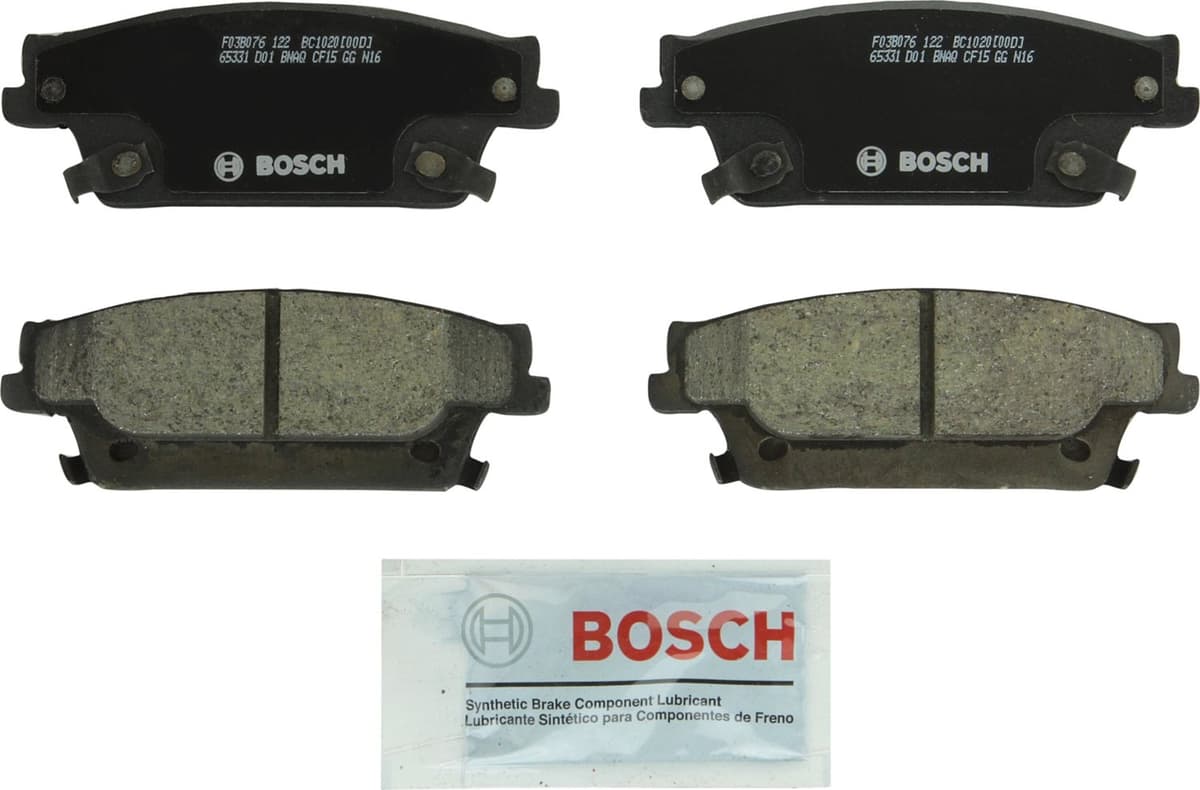 Bosch BC914 QuietCast Premium Ceramic Disc Brake Pad Set For: Acura ILX; Honda Accord, Civic, CR-V, Element, Fit, Front — view 189