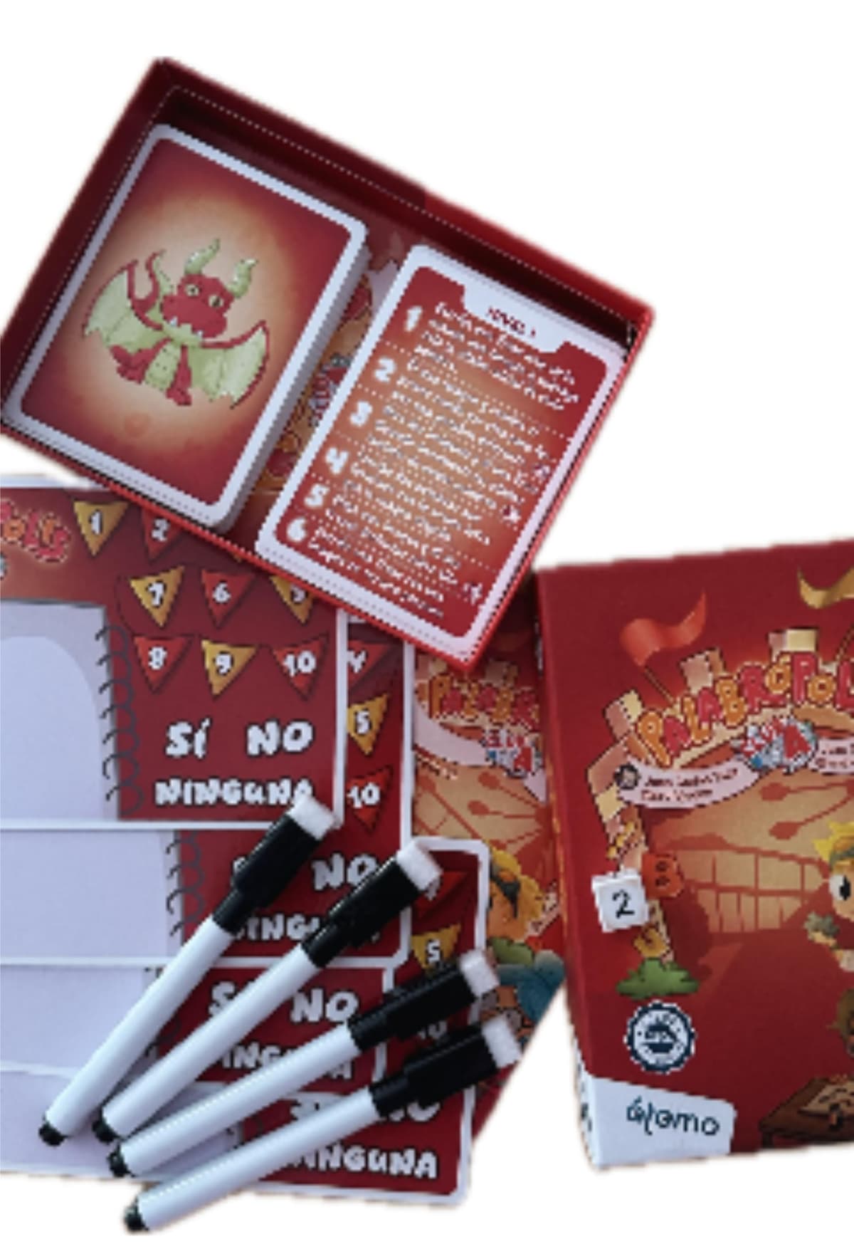 Palabrópolis Juego de Palabras para Niños – Juego Educativo de Vocabulario y Lectoescritura, Lenguaje y Agilidad Mental, 2-4 Jugadores, +6 Años, Club A, Átomo Games — view 2