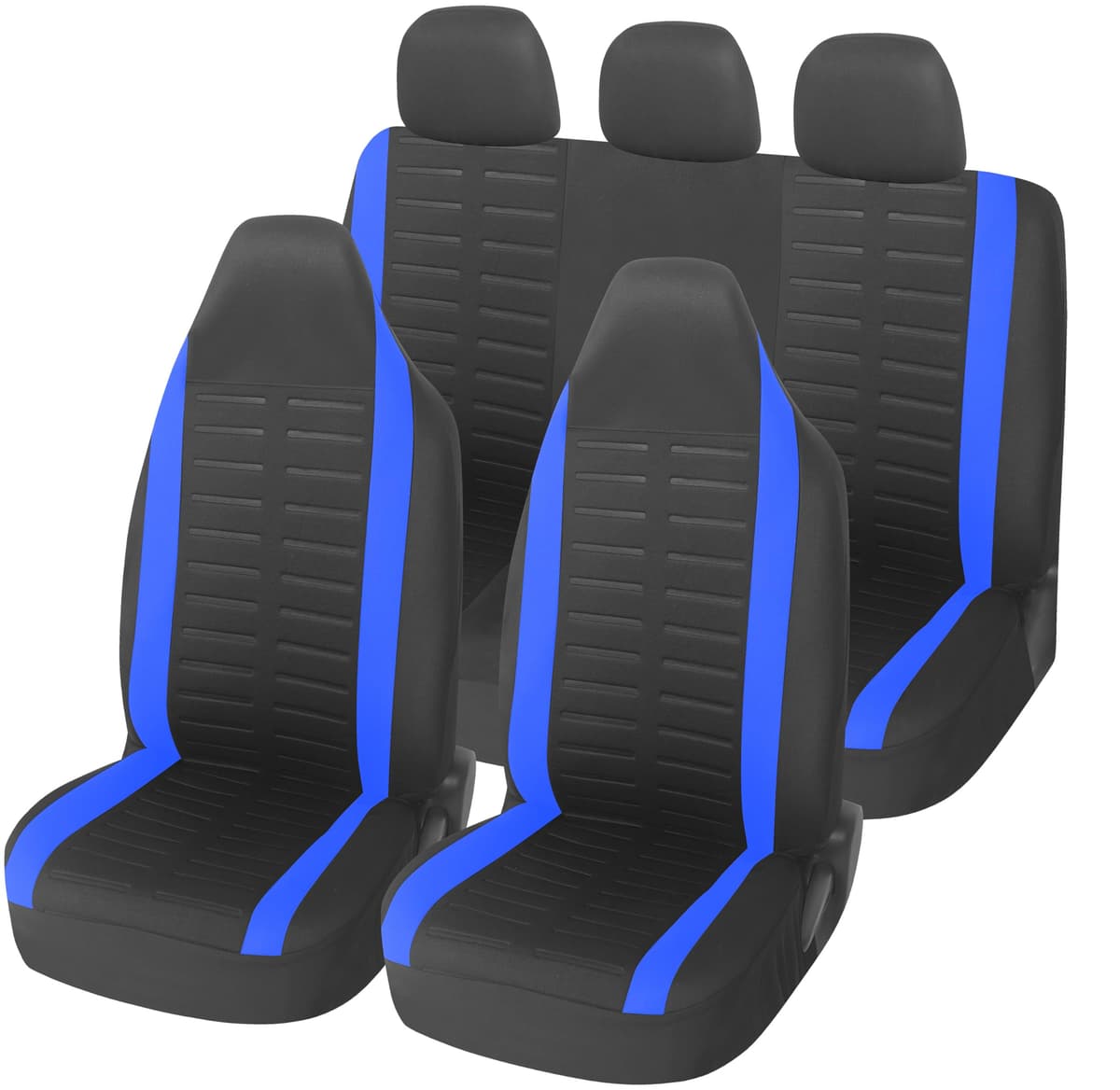 Upgrade4cars Fundas Asientos Delanteros Coche Universales Negro | Cubre Universal | Protector de Asiento Delantero para Conductor y Copiloto | Accesorios Interior Decoracion — view 24