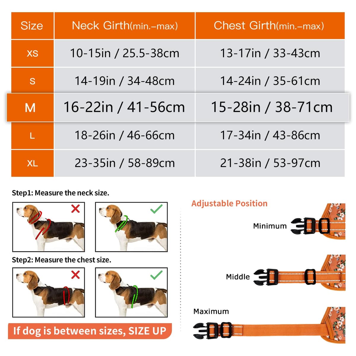 HEELE Dog Harness Medium No Pull Dog Vest Harness with Soft Handle Reflective Pet Harness for Outdoor Training Walking, Black, M — view 188