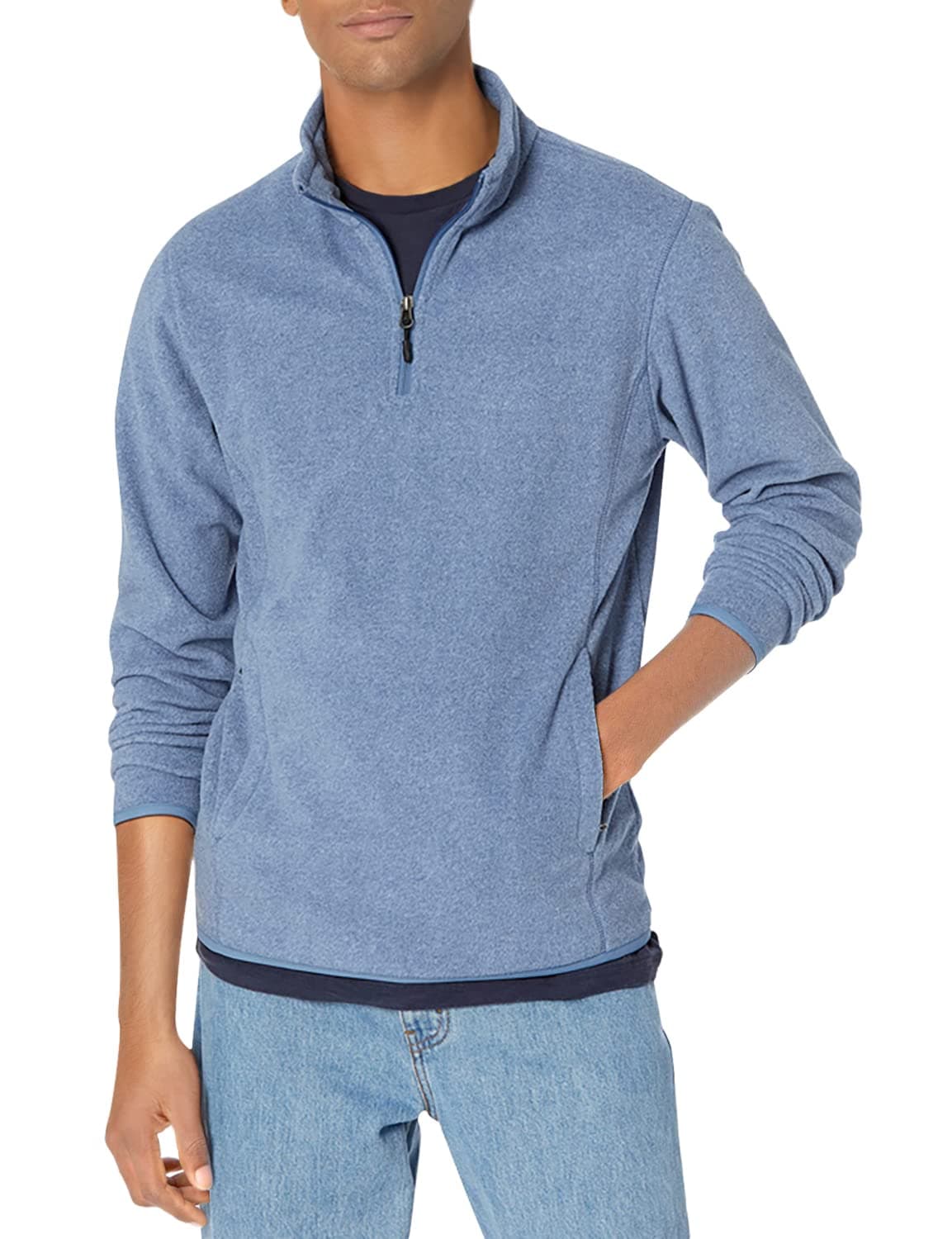 Amazon Essentials Hombre Chaqueta de Forro Polar con Cremallera de un Cuarto — view 15