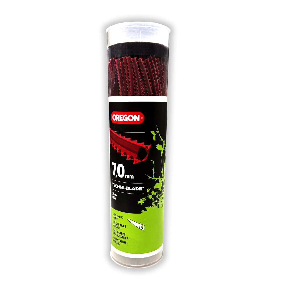 Oregon Hilo Dentado para Desbrozadora 6mm, Hierba, Maleza, Vegetación y más, Hilo de Nylon de Gran Resistencia, Compatible con la Mayoría de Modelos Estándar, 6.0mm x 26cm 205pcs (525243) — view 5