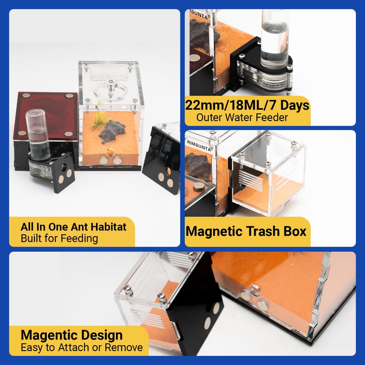 Formicarium - Ant Farm Habitat for Live Ants & Queen, Adult Educational Kit for Ant Behavior Study and Learning, Ant Nest — view 3