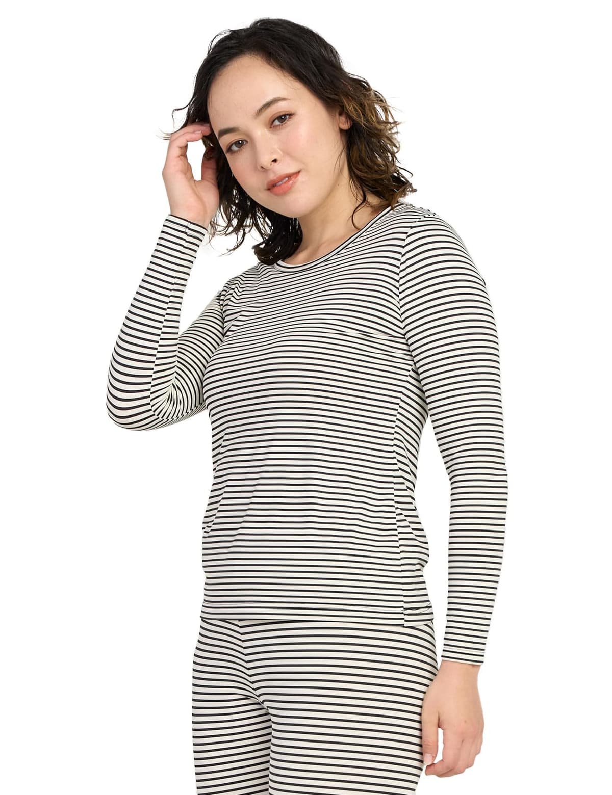 LAPASA Camiseta Termica Manga Larga Mujer (Pack de 1 & 2) Extra Cálido Camisa Interior Thermal Top Baselayer Frío Extremo Elastico Montaña Esqui Deporte Invierno L15/L39/L42 — view 22
