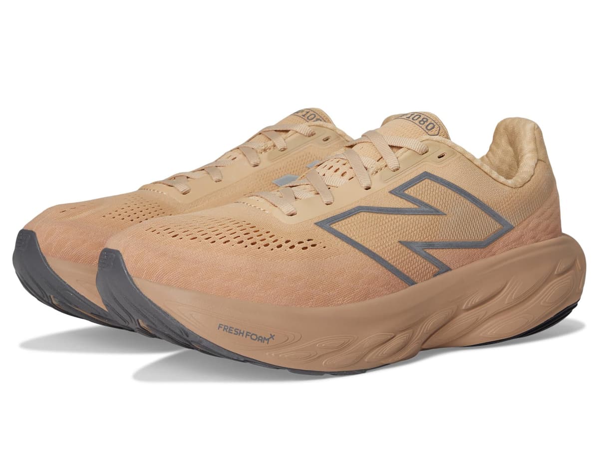 New Balance Fresh Foam X 1080 V14 - Tenis de Correr para Hombre, Clementina/Angora/Cemento Negro — view 8