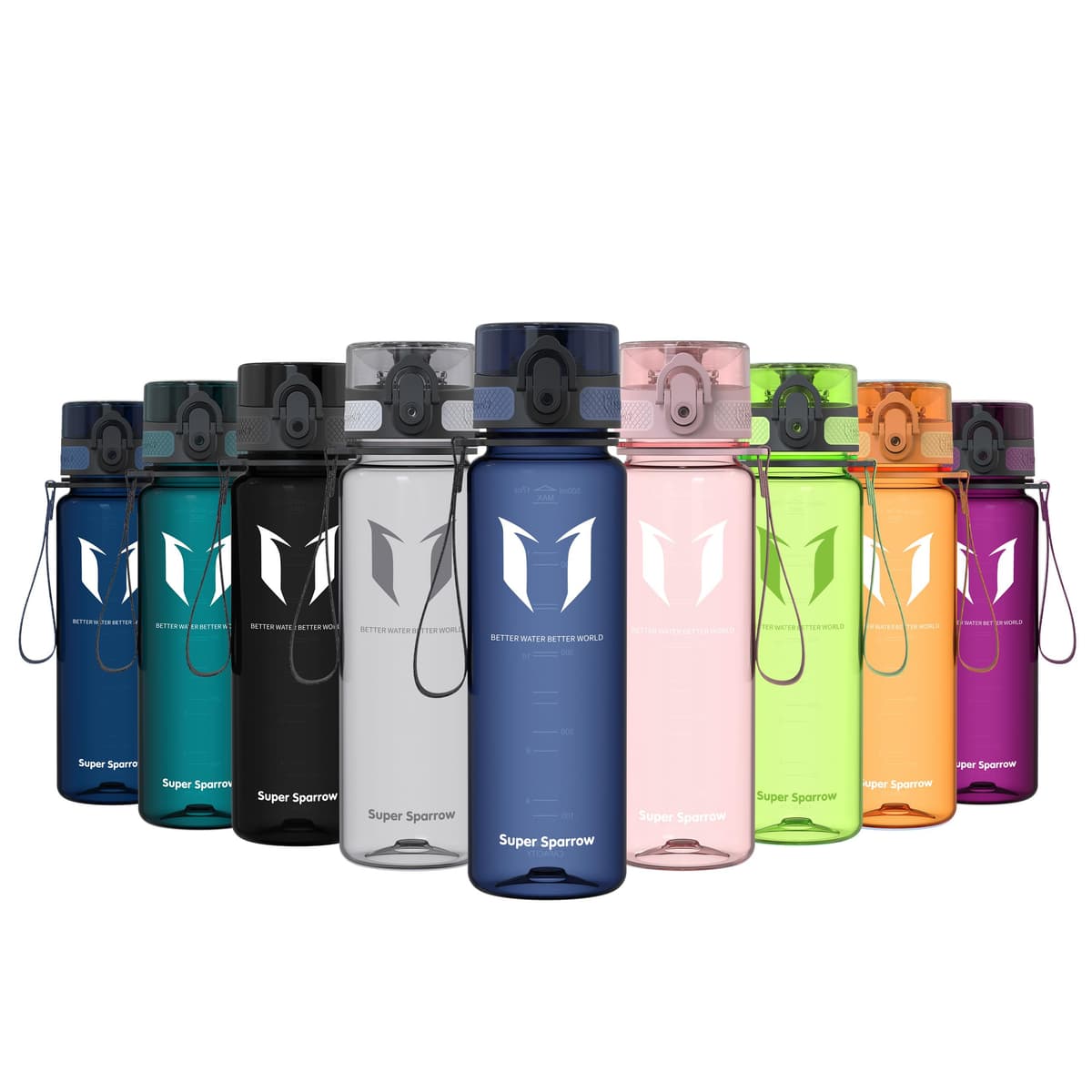 Super Sparrow Botella de Agua Deportiva -350ml & 500ml & 750ml & 1000ml - Sin BPA — view 29
