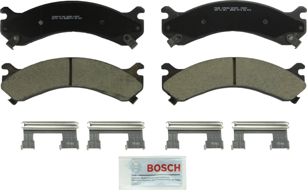 Bosch BC914 QuietCast Premium Ceramic Disc Brake Pad Set For: Acura ILX; Honda Accord, Civic, CR-V, Element, Fit, Front — view 344