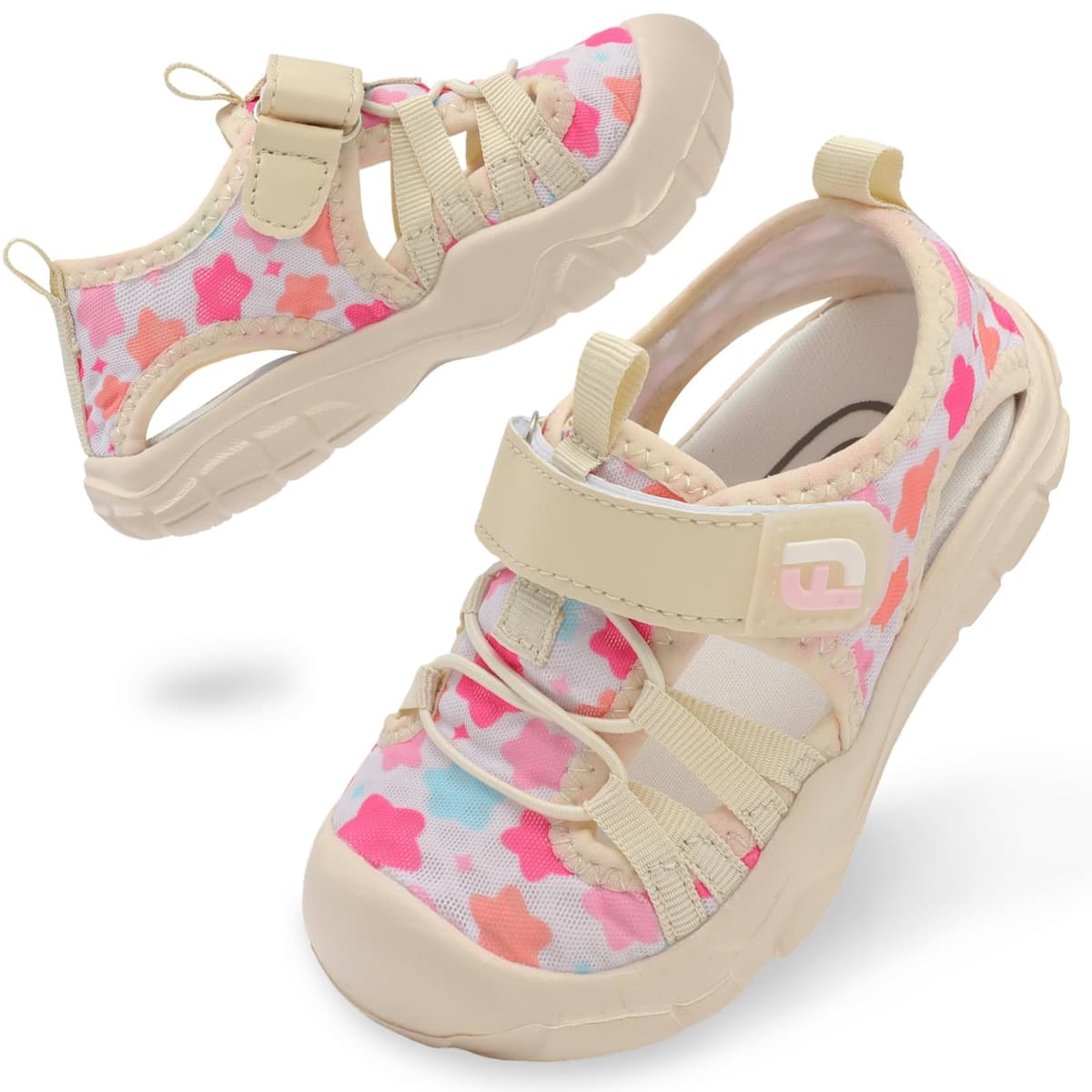 JOINFREE Toddler Boys Girls Water Shoes Breathable Qucik Dry Sport Beach Sandals Lightweight Barefoot Flexible — view 15