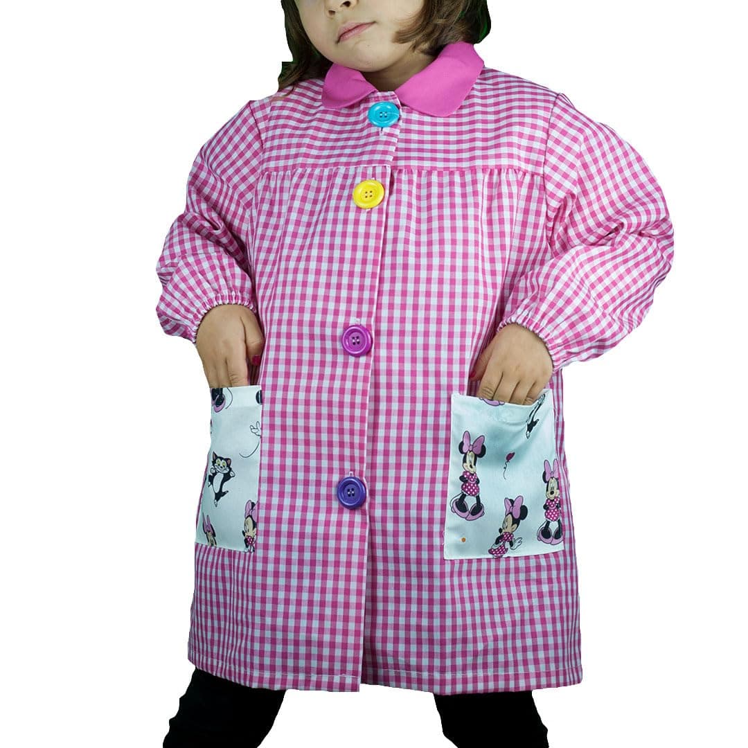 BABY MINNIE GUARDERIA BATA ESCOLAR Niñas