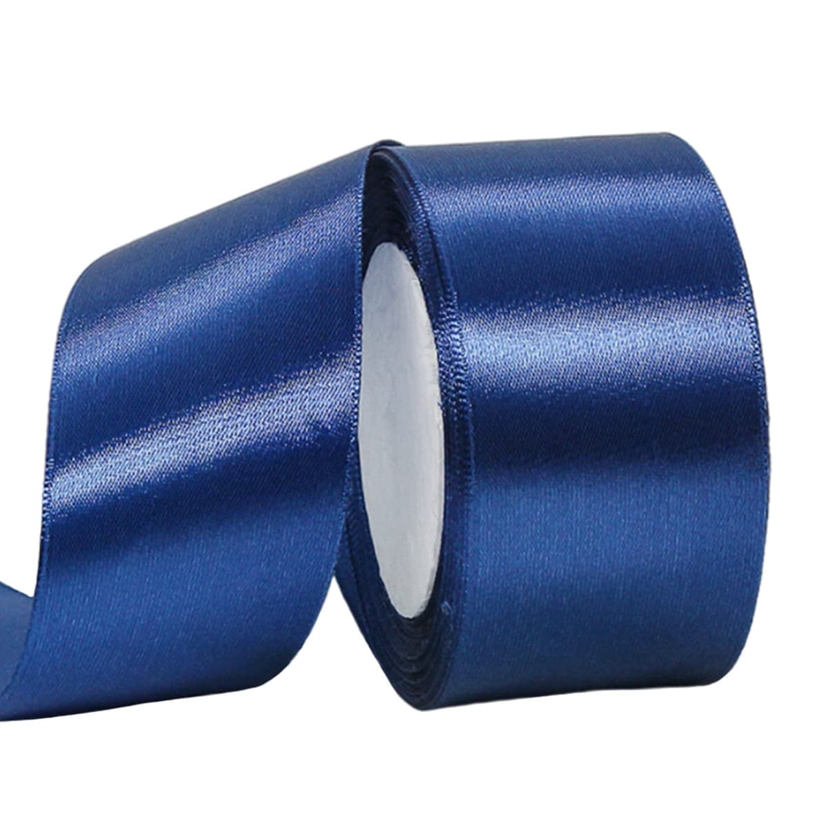 40mm Wide White Ribbon Thick Wedding Car Ribbon 22m, 1.5 inch Thick White Satin Ribbon for Gift Wrapping Wedding Car Christmas Birthday Cake Hair Bow Florist Bouquet Crafts Decorations — view 186