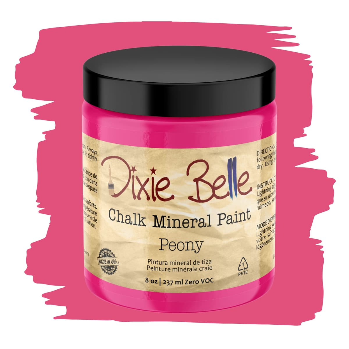 Dixie Belle Paint Company Chalk Finish Furniture Paint - Caviar (32oz) - Matte Black Chic Chalk Mineral DIY Furniture Paint — view 15