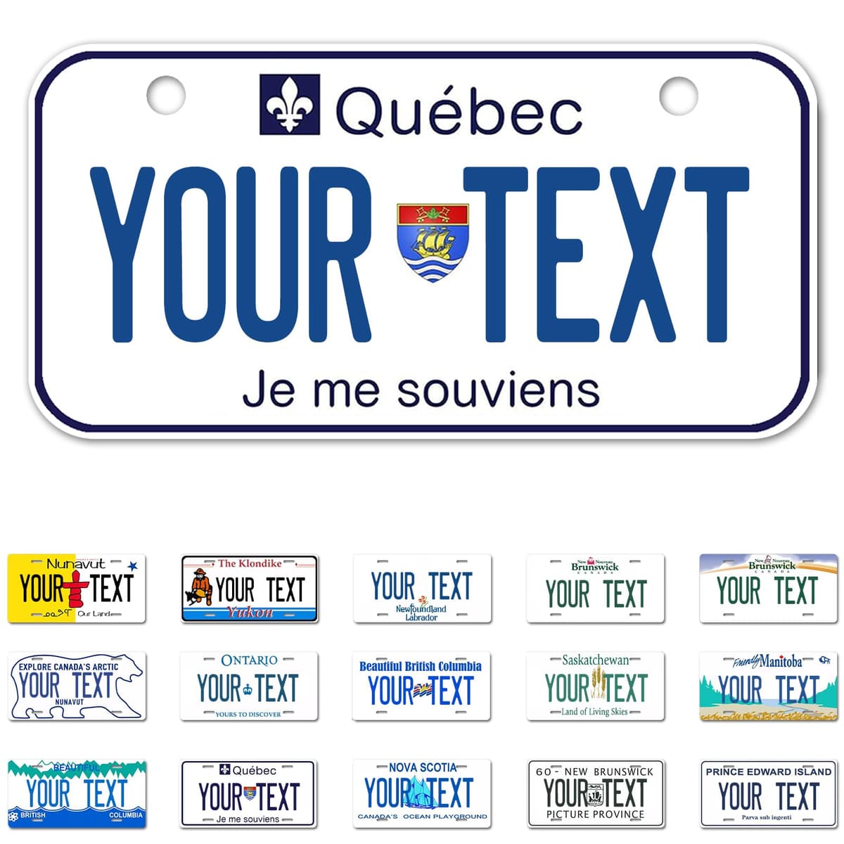 Alberta License Plate, 6"×12" Custom License Plate — view 36
