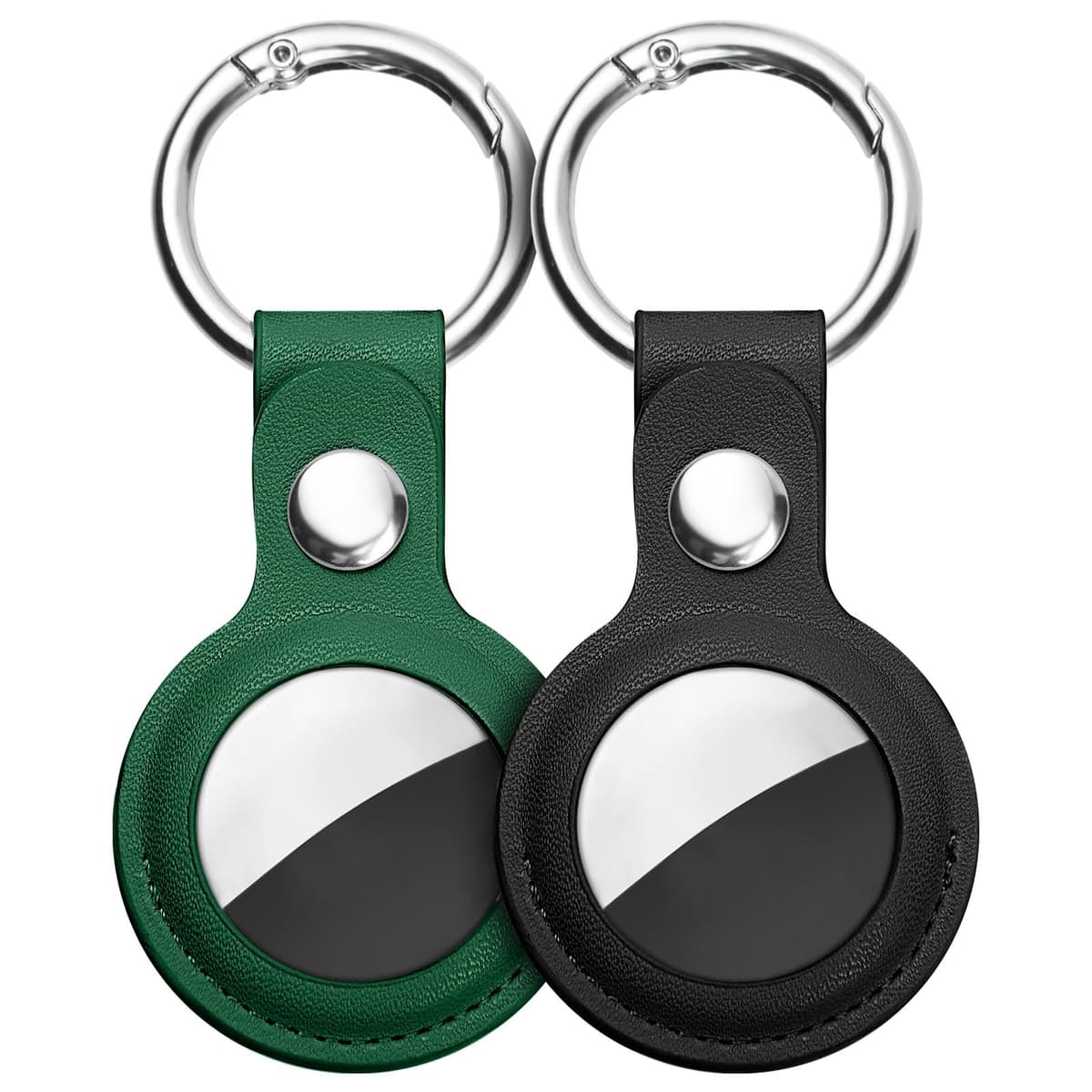 Ainiv Llavero para AirTag, 1 Pieza Llaveros para AirTag Funda Protectora, PU Localizador Portátil Antipérdida, Protectora de Cuero Funda Bluetooth Tracker Mascotas y Mochilas — view 33