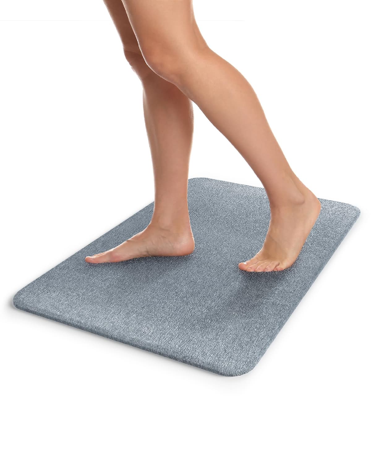 iHomara Alfombra de baño plegable, natural tierra de diatomeas antideslizante, rápido secado, super absorbente, 60x39 cm, alfombrilla de ducha para baño, casa y cocina — view 8