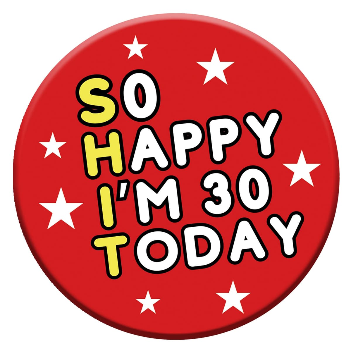 Birthday Badge 76mm With Metal Back — view 4