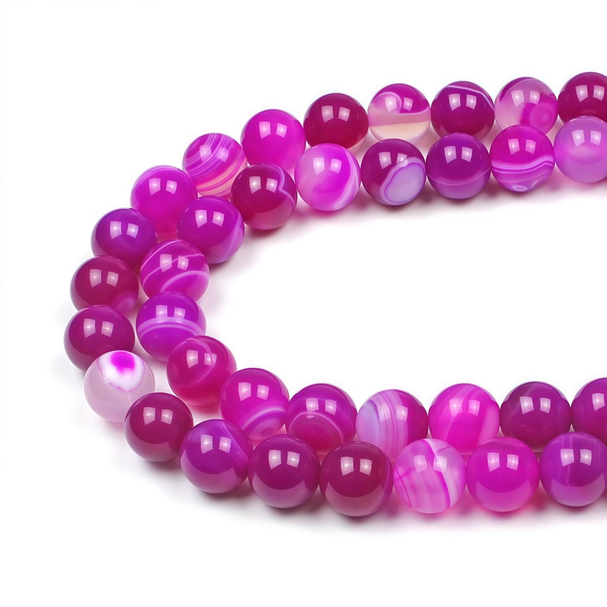 MJDCB 6mm 60 piezas Cuentas de Piedra Cuarzo Rosa Redondas Sueltas Piedras Semipreciosas Naturales para Hacer Joyas Pulseras Collares — view 37