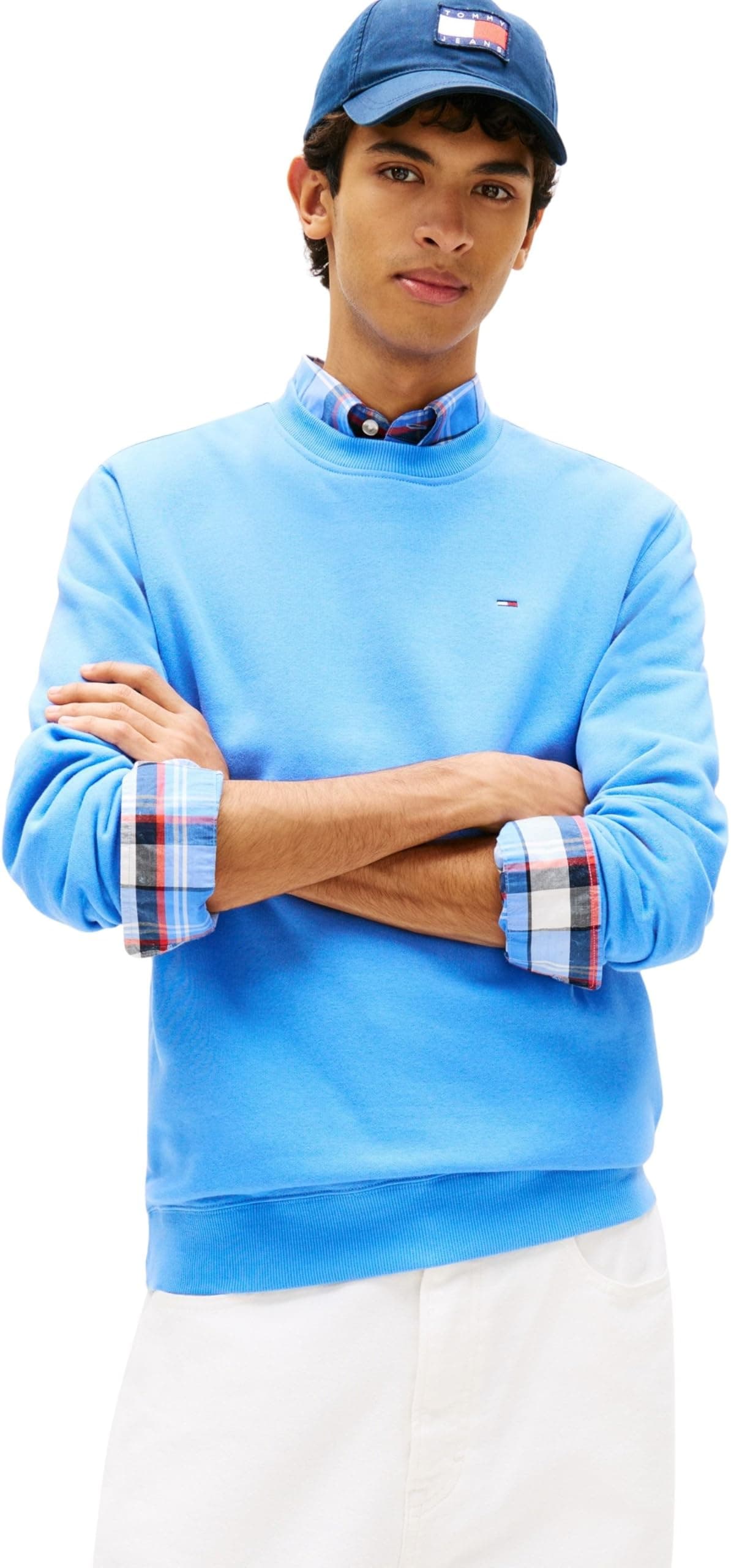 Tommy Jeans Sudadera Hombre Regular Fit Flag Fleece con Cuello Redondo — view 23