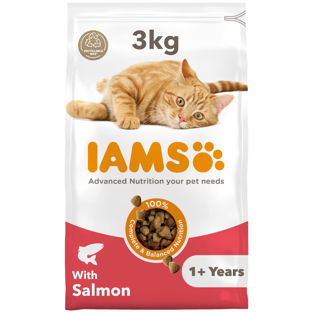 IAMS Adult Complete Dry Cat Food Chicken 3kg - Supports Strong Immune System — view 18