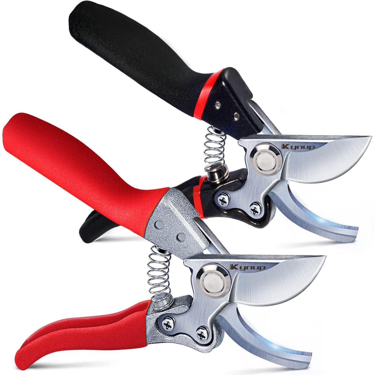 Kynup Garden Secateurs - SK-5 Steel Gardening Shears with Ergonomic Anti-Slip Handle, Gardening Pruning Scissors, Bypass Pruning Secateurs for Trimming & Hedge Shears Cutting - Garden Tools - Black — view 9