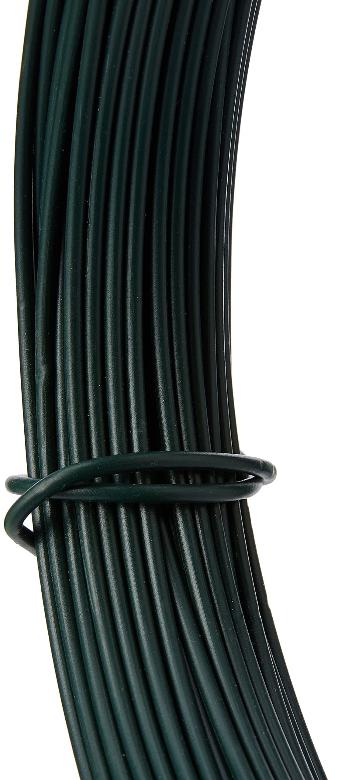 Tildenet 3070490 30m/ 2mm Plastic Coated Garden Wire Coil, Green — view 2