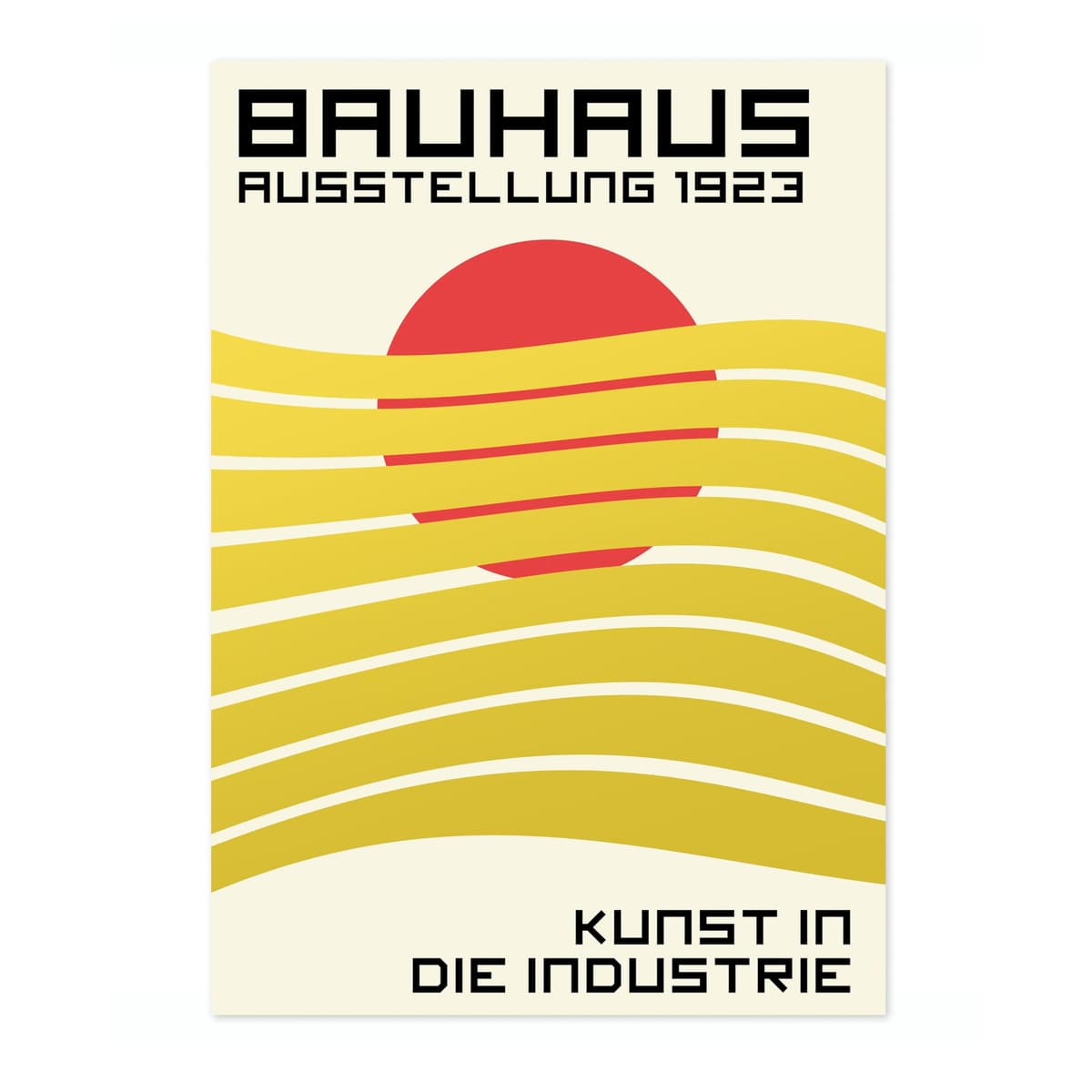 Bicycle Bauhaus Poster, Bauhaus Print, Framed Abstract Art, Mid-Century Wall Art, Modern Home Decor, Gift Idea, Archival Matte, A5 (Print Only) - 21x14.8cm — view 30