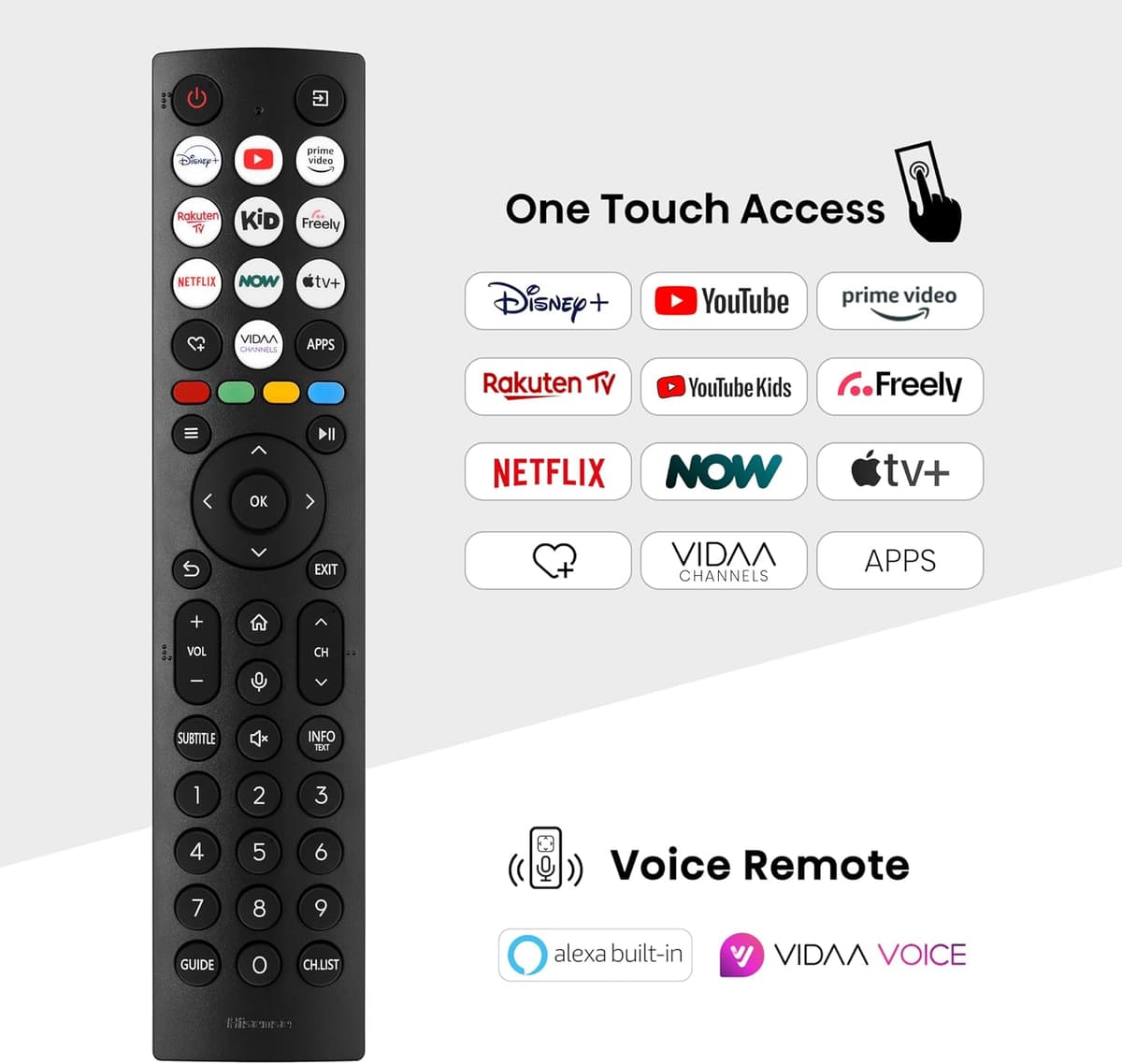 Hisense 43 Inch 4K Smart TV 43A6NTUK - Dolby Vision, Game Mode PLUS with 60Hz VRR ALLM, Smooth Motion, AI Sports Mode, Vidaa OS with Freely, Youtube, Netflix and Disney+ & Now TV (2024 Model) 43 inches A6 2024 TV only — view 13